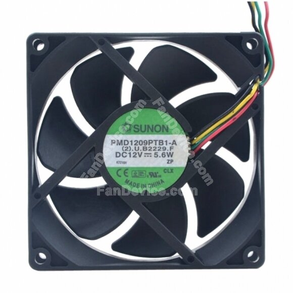 SUNON PMD1209PTB1-A DC 12V 5.6W 2 Wires / 3 Wires / 4 Wires Axial Cooling Fan