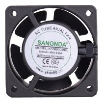 SANONDA KF06030MBL AC 220V 0.05A 6030 Impedance Protected Axial Cooling Fan