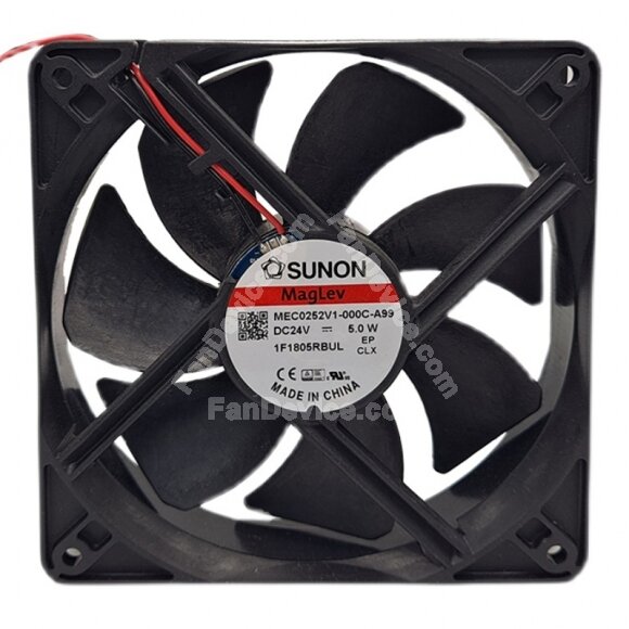 Sunon Maglev MEC0252V1-000C-A99 DC 24V 5.0W 12025 108.2CFM Axial Cooling Fan