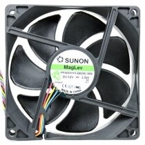 Sunon Maglev PF92251V3-Q020C-S99 DC 12V 3.5W 4 Wires PWM Axial Fan