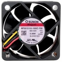 Sunon Maglev MF50151V3-1000C-F99 DC 12V 0.48W 2 / 3 Wires Axial Fan