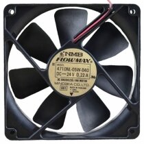 NMB 4710NL-05W-B40 24V 0.22A 2 Wires Brushless Axial Fan