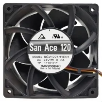 Sanyo 9GV1224H1D01 DC 24V 0.8A 3 Wires Axial Cooling Fan