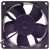 SJ SA240825BL DC 24V 0.29A 2 Wires 8025 Ball Bearing Axial Cooling Fan