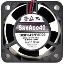 Sanyo 109P0412F6D09 24V 0.09A 2 / 3 Wires Axial Fan