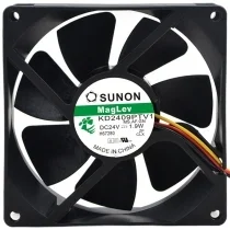 Sunon Maglev KD2409PTV1 24V 1.9W 2 / 3 Wires Axial Fan