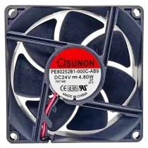 Sunon PE80252B1-000C-AB9 24V 4.80W 2 Wires Cooling Fan