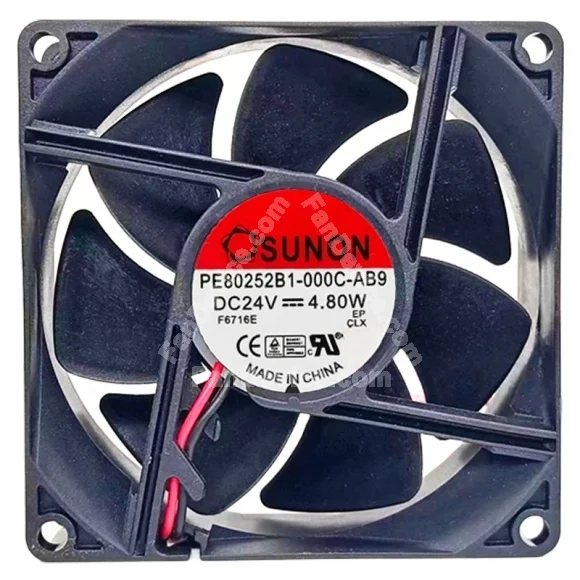 Sunon PE80252B1-000C-AB9 24V 4.80W 2 Wires Cooling Fan