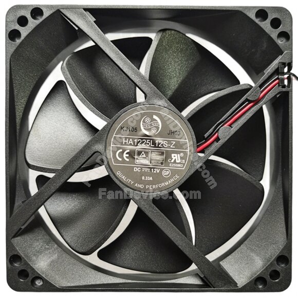 HongHua HA1225L12S-Z 24V 0.33A Axial Cooling Fan