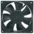 YD YD8025HSL 24V 0.15A 2 Wires Brushless Axial Fan
