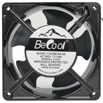 BeCool 12038BVM-NB 380V 17/19W Ball Bearing Axial Fan
