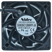 Nidec G0825C12B9PP-39 12V 0.39A 4 Wires Axial Cooling Fan