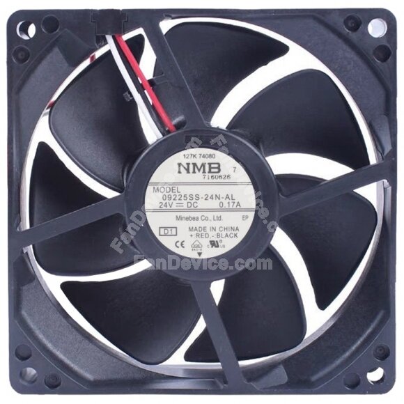 NMB 09225SS-24N-AL 24V 0.17A 2 / 3 Wires Cooling Fan