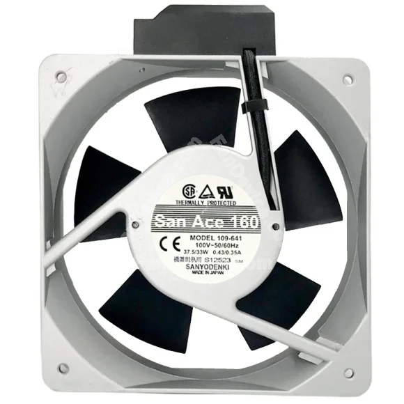Sanyo 109-641 100V 0.43/0.35A 37.5/33W Axial Cooling Fan
