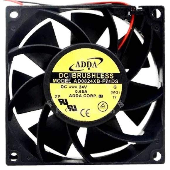 ADDA AD0824XB-F71DS 24V 0.65A DC Brushless Cooling Fan