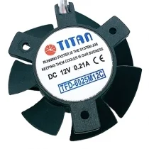 TITAN TFD-6025M12C 12V 0.21A 3 Wires Axial Cooling Fan