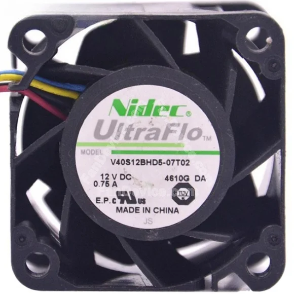 Nidec V40S12BHD5-07T02 12V 0.75A 2 / 3 / 4 Wires Cooling Fan