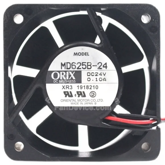 ORIX MD625B-24 24V 0.10A 2 Wires DC Brushless Cooling Fan
