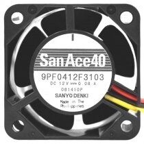 Sanyo 9PF0412F3103 12V 0.08A 2 / 3 Wires Cooling Fan