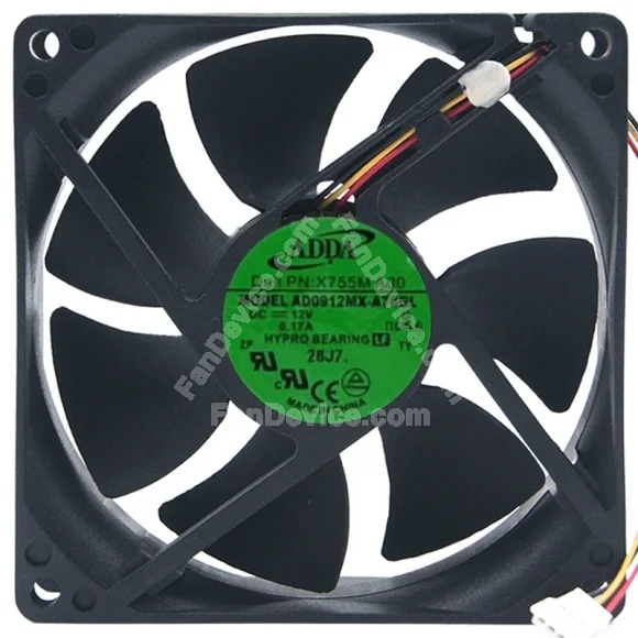 ADDA AD0912MX-A76GL 12V 0.17A 3 Wires Axial Cooling Fan