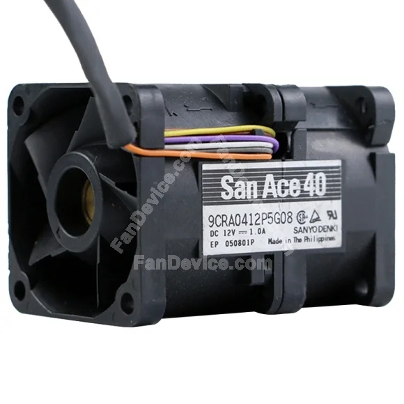 Sanyo 9CRA0412P5G08 12V 1.0A Axial Cooling Fan