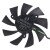HONGHUA HA9015H12F-Z 12V 0.55A 4 Wires 4000RPM Cooling Fan