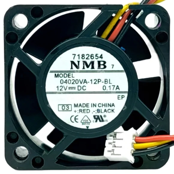 NMB 04020VA-12P-BL 12V 0.17A 2 / 3 / 4 Wires Cooling Fan