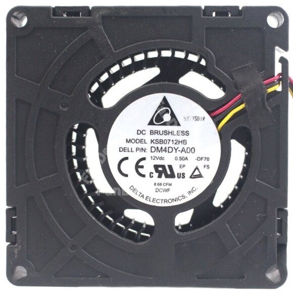 Delta KSB0712HB-DF70 DM4DY-A00 12V 0.50A Blower Cooling Fan