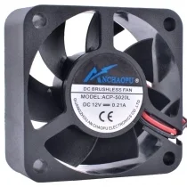 ANCHAOPU ACP-5020L 12V 0.21A DC Brushless 2 Wires Axial Cooling Fan