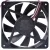 NMB-MAT 2806RL-09W-B19 DC 7V 0.08A 3 Wires Axial Cooling Fan