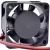 HONG SHENG A4020S12S 12V 0.21A 2 Wires Axial Cooling Fan
