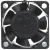NMB 1606KL-01W-B59 5V 0.32A DC Brushless 3 Wires Axial Cooling Fan