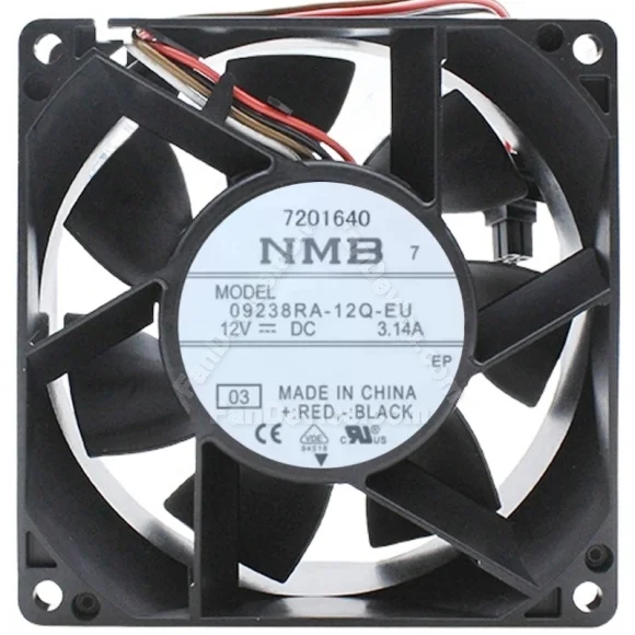 NMB 09238RA-12Q-EU DC 12V 3.14A 4 Wires Axial Cooling Fan