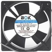 BOK BDK12025-2MSL 220V 0.12A Sleeve Bearing Impedance Protected Cooling Fan
