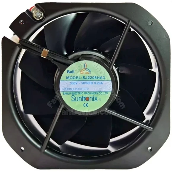 SAN JUN SJ2208HA3 380V 0.20A Ball Bearing Impedance Protected Cooling Fan