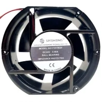 SANSHENG SD17251B2H 24V 0.60A Ball Bearing Impedance Protected Cooling Fan