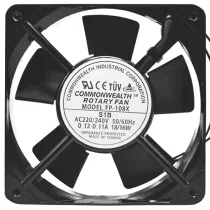 COMMONWEALTH FP-108X S1B 220/240V 0.12/0.11A 18/16W Impedance Protected Cooling Fan