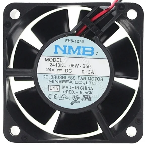 NMB 2410KL-05W-B50 24V 0.13A DC Brushless 2 Wires Axial Cooling Fan