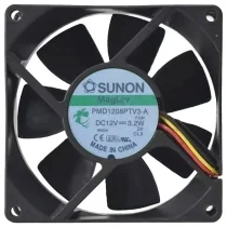 Sunon PMD1208PTV3-A 12V 3.2W 3 Wires Maglev Axial Cooling Fan