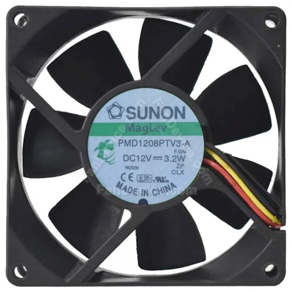 Sunon PMD1208PTV3-A 12V 3.2W 3 Wires Maglev Axial Cooling Fan