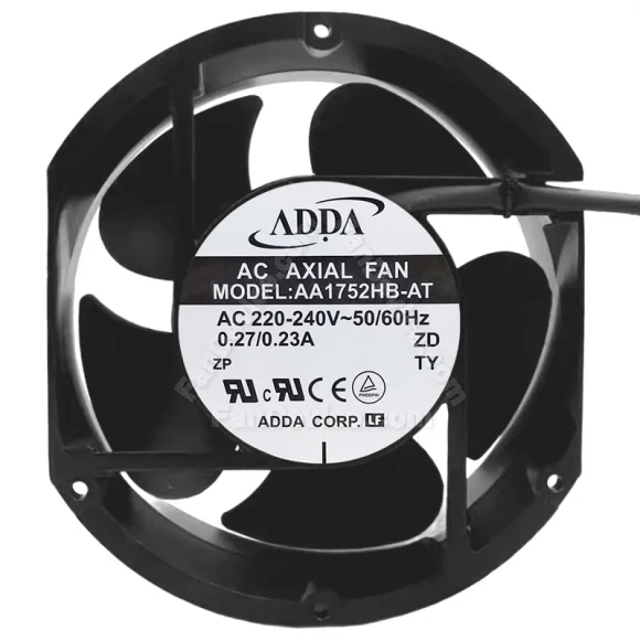 ADDA AA1752HB-AT AC 220-240V 0.27/0.23A 2 Wires Axial Cooling Fan