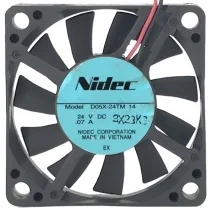 Nidec D05X-24TM 14 DC 24V 0.07A 2 Wires Axial Cooling Fan