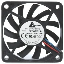 Delta EFB0612LA 12V 0.11A DC Brushless 3 Wires Axial Cooling Fan