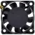 EVERFLOW R124010BL DC 12V 0.10AMP 3 Wires Axial Cooling Fan