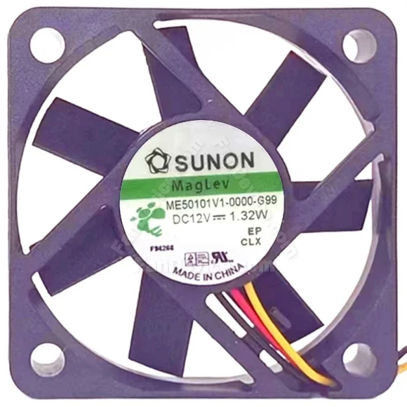 Sunon ME50101V1-0000-G99 DC 12V 1.32W 3 Wires Maglev Cooling Fan