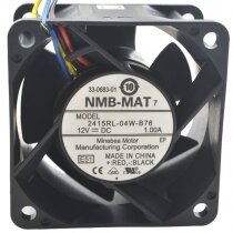 NMB-MAT 2415RL-04W-B76 DC 12V 1.00A 4 Wires PWM Axial Cooling Fan