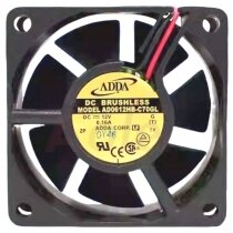 ADDA AD0612HB-C70GL DC 12V 0.16A 2 Wires Brushless Axial Cooling Fan