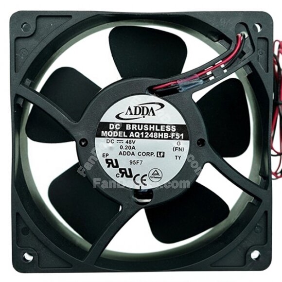ADDA AQ1248HB-F51 DC 48V 0.20A 12038 IP55 Waterproof Axial Cooling Fan