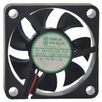 YOUNG LIN DFB351012H DC 12V 1.4W 2 Wires Brushless Axial Cooling Fan