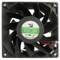 YM DZ09238B24UA DC 24V 1.50A 2 Wires Axial Cooling Fan